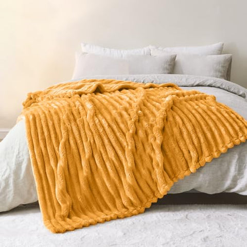 DISSA Fleece Blanket Throw Size