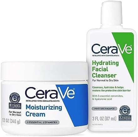 CeraVe Moisturizing Cream and Hydrating Face Wash Trial Combo