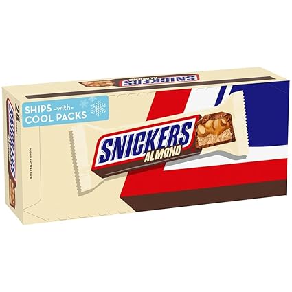 SNICKERS Candy Almond Milk Chocolate Bars