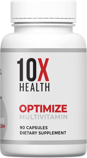 10X Health Optimize Methylated Multivitamin for Men & Women