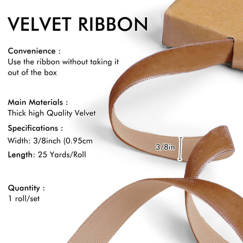 Red Velvet Ribbon for Christmas