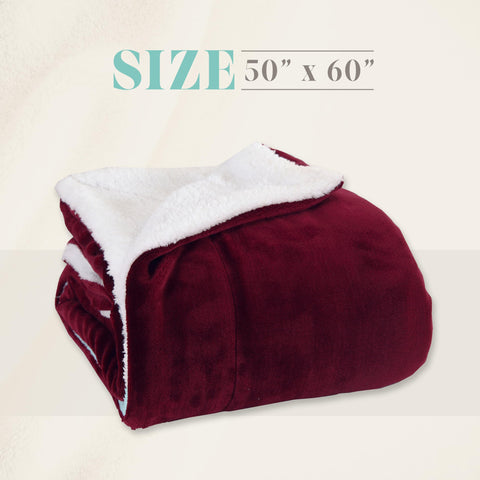 Flannel Fleece-Winter Christmas Sherpa Throw