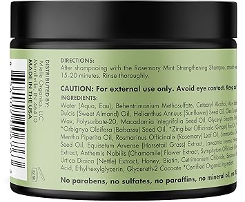 Mielle Organics Rosemary Mint Strengthening Hair Masque