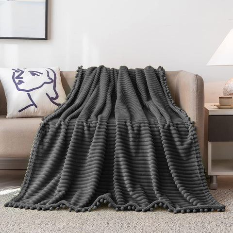 DISSA Fleece Blanket Throw Size