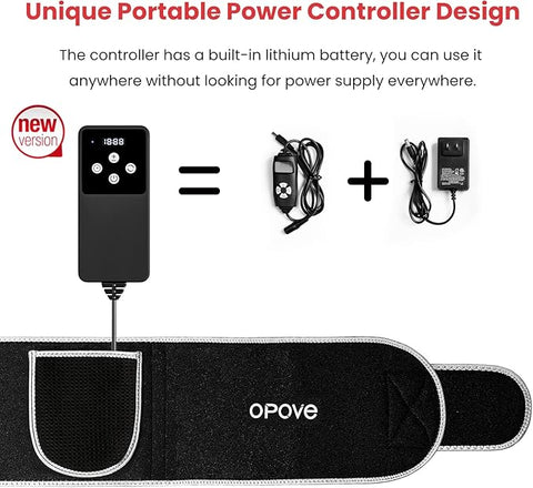 Opove Red Light Therapy Belt with Portable Power Controller