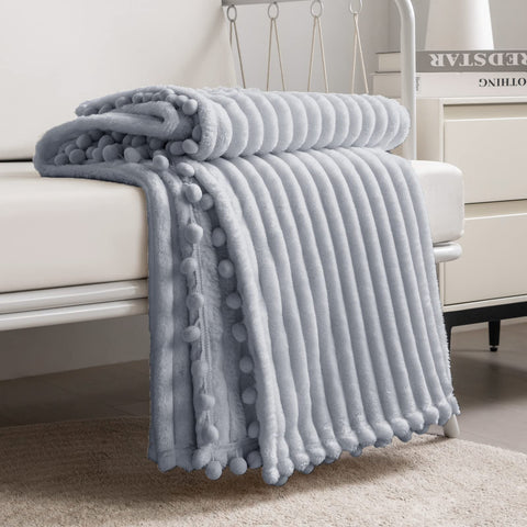 DISSA Fleece Blanket Throw Size