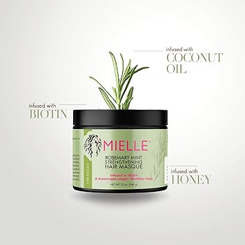 Mielle Organics Rosemary Mint Strengthening Hair Masque