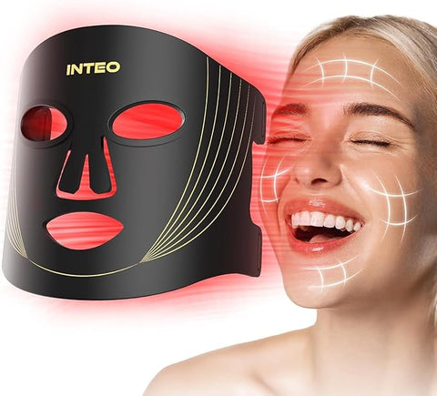 3 Modes Portable Led Face Mask Light Therapy with Remote