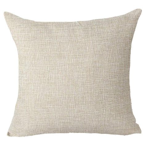 Cotton Linen Throw Pillow Cover Cushion Case