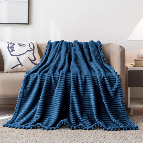 DISSA Fleece Blanket Throw Size