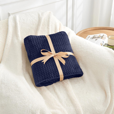 DISSA Fleece Blanket Throw Size