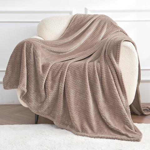 DISSA Fleece Blanket Throw Size