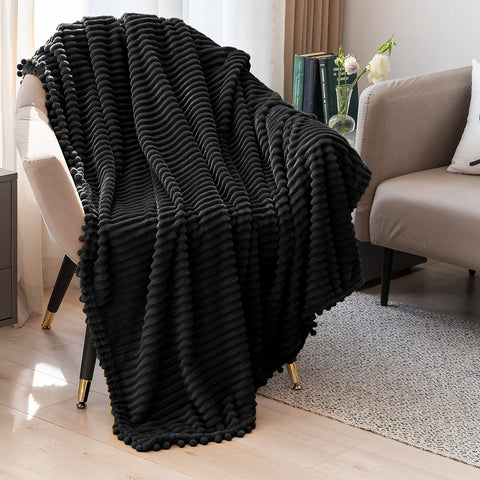 DISSA Fleece Blanket Throw Size