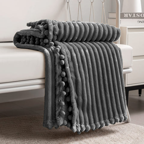 DISSA Fleece Blanket Throw Size