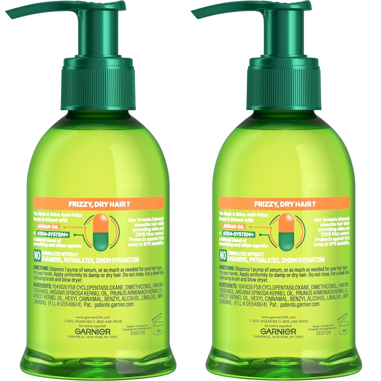 Garnier Hair Care Fructis Sleek & Shine | Anti-frizz Serum