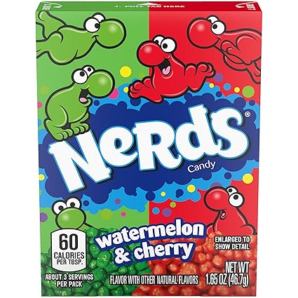 Nerds Candy, Watermelon & Wild Cherry Flavor