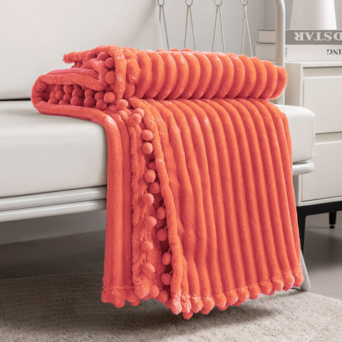 DISSA Fleece Blanket Throw Size