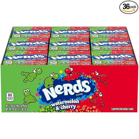 Nerds Candy, Watermelon & Wild Cherry Flavor