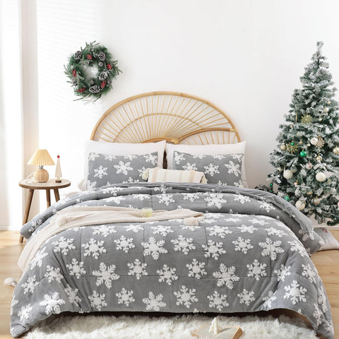 Christmas Bedding Queen Comforter Set