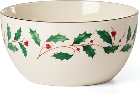 Lenox 893493 Holiday Small Bowl, 14 oz, Christmas Hosting