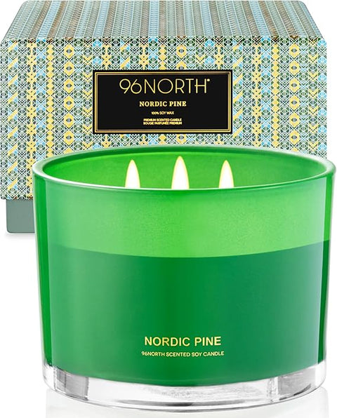 96NORTH Luxury Pine Soy Candle | Nordic Pine