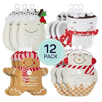 SpaLife Christmas Stocking Stuffer Facial Masks