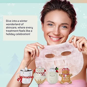 SpaLife Christmas Stocking Stuffer Facial Masks