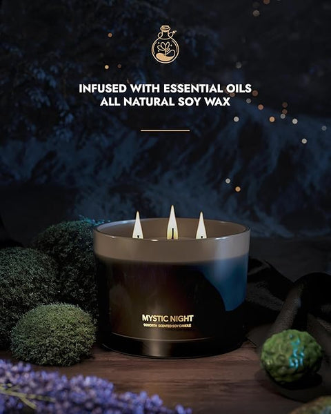 96NORTH Luxury Black Candle | Mystic Night