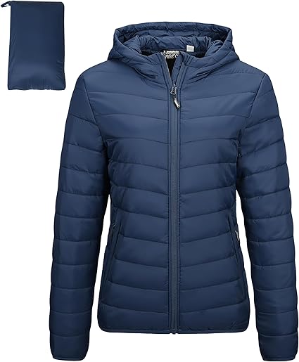 Women's Packable Lightweight Puffer Jacket