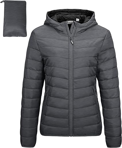 Women's Packable Lightweight Puffer Jacket