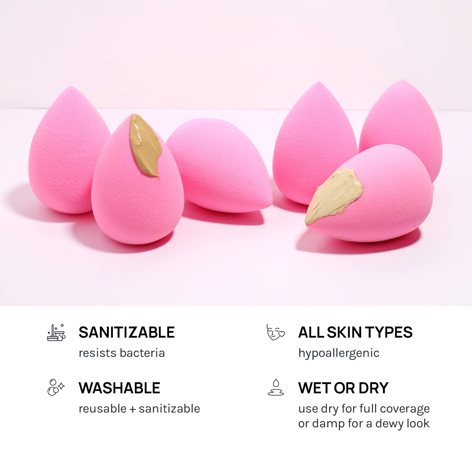 Makeup Sponge Set Latex Free