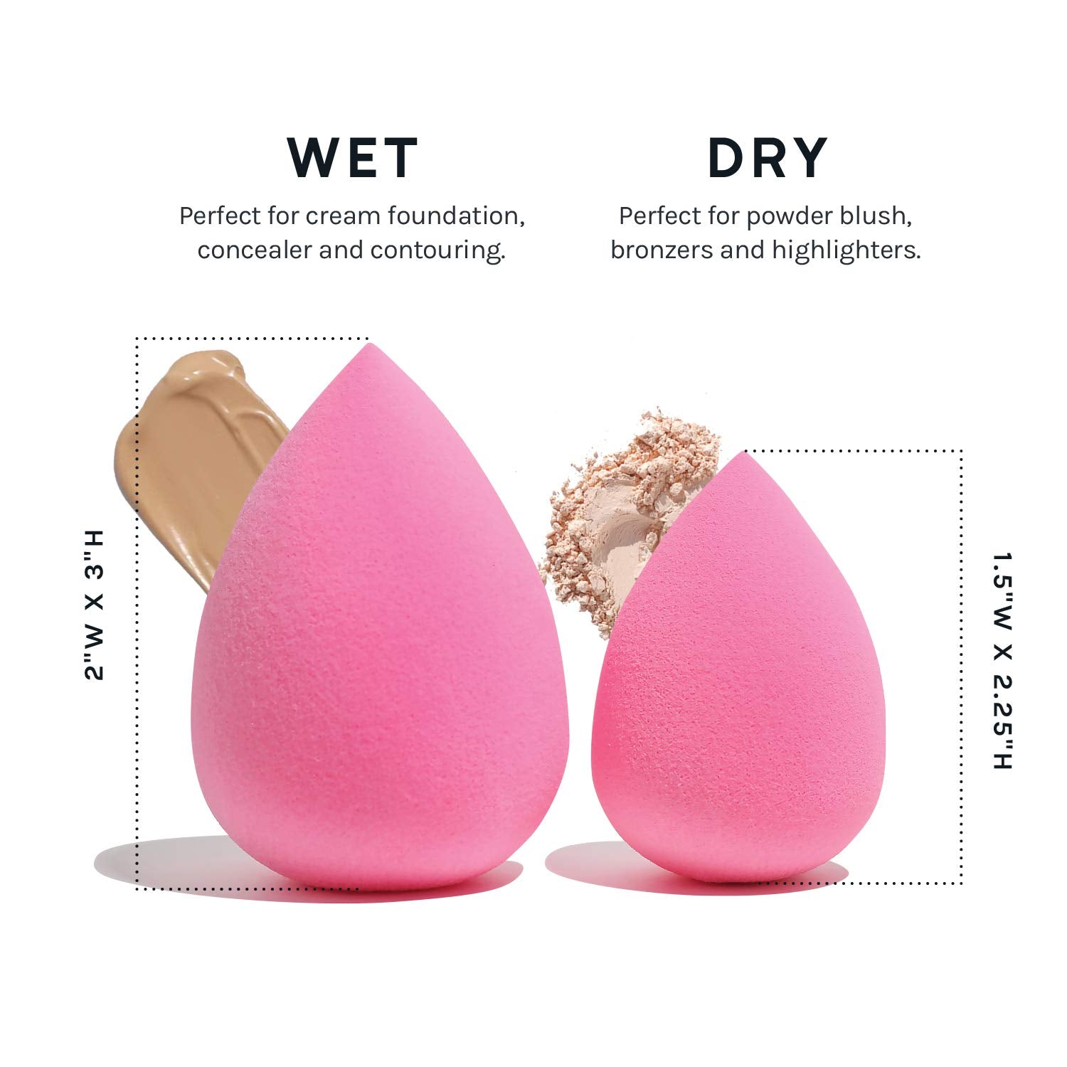 Makeup Sponge Set Latex Free