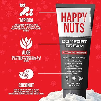 HAPPY NUTS | Comfort Cream | Deodorant For Men