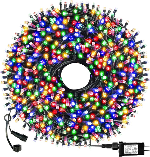 Christmas String Lights End-to-End Plug 8 Modes 108FT 300 LED IP55 Outdoor