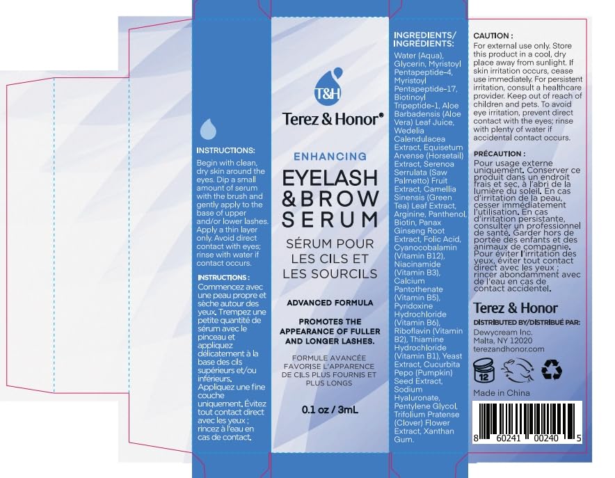 Advanced Eyelash Serum for Thicker, Longer Eyelashes and Eyebrows