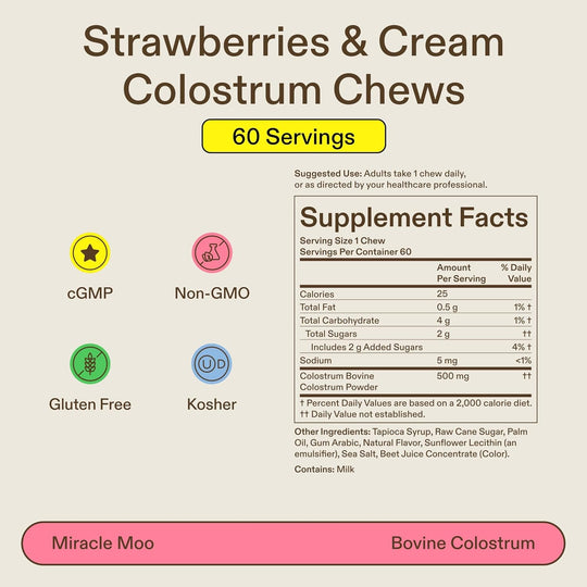 Colostrum Chews Supplement