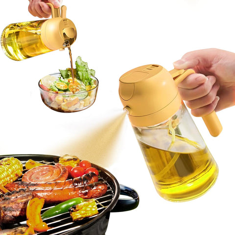 YARRAMATE Oil Sprayer for Cooking, 2 in 1