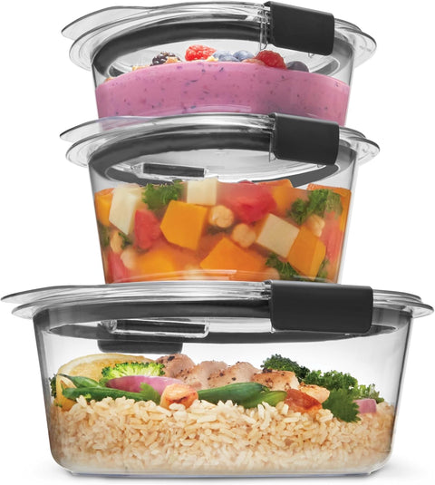 Rubbermaid Brilliance Food Storage Containers with Lids