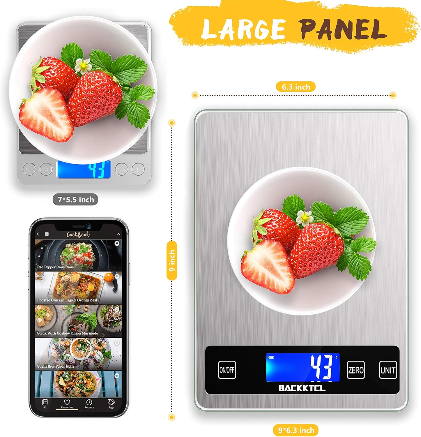 22lb Digital Kitchen Scale